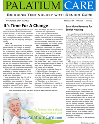 PalatiumCare Newsletter Volume 2 Issue 1